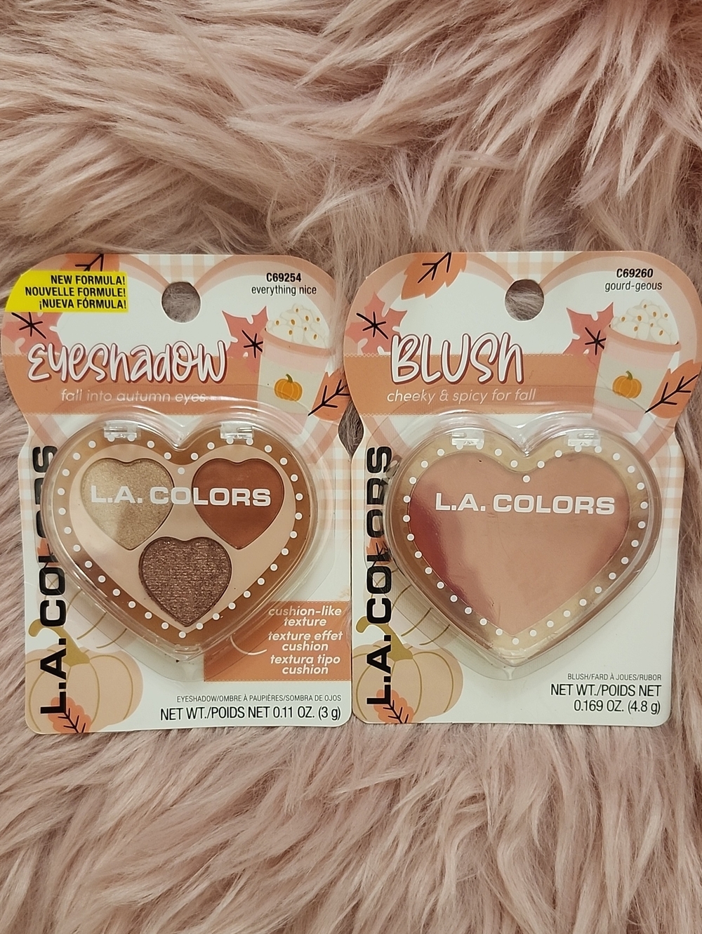 Brand New 2CT BUNDLE L.A. COLORS ASSORTED FALL SHADE MAKE-UP
